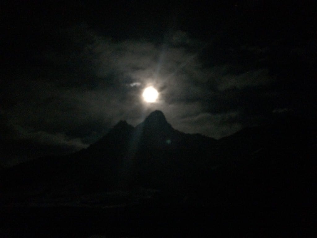 Moon rise over Ama Dablam